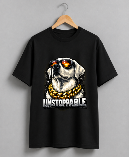 Cool Labrador Dog Black T-Shirt