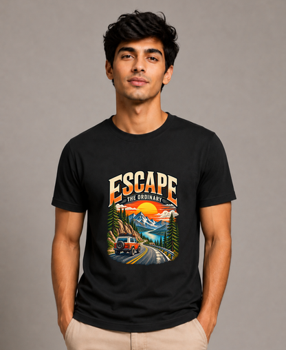 Escape Mountain Adventure Graphic T-Shirt