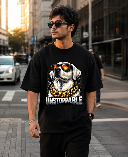 Cool Labrador Dog Black T-Shirt